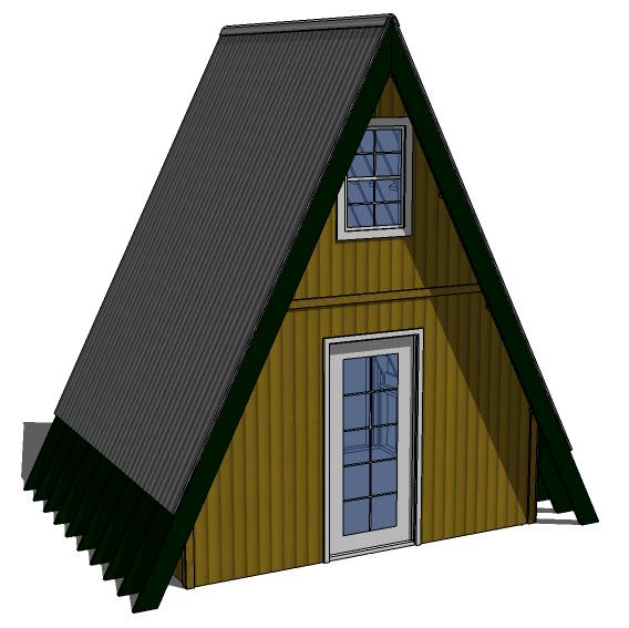 TinyEcoHouse - A Frame Tiny House Plans